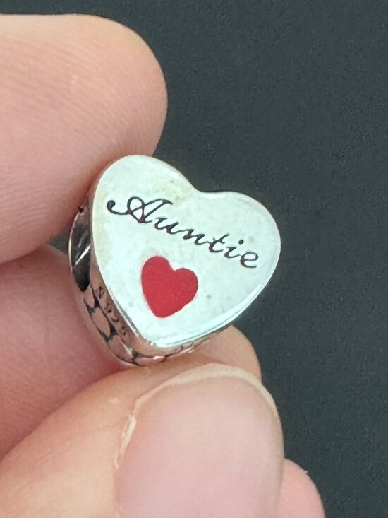 Pandora Jewelry - Authentic Pandora Love Auntie Heart Exclusive Charm